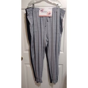 Classic Concepts Black and Gray Jogger Pants Set Women's 3X 🆕